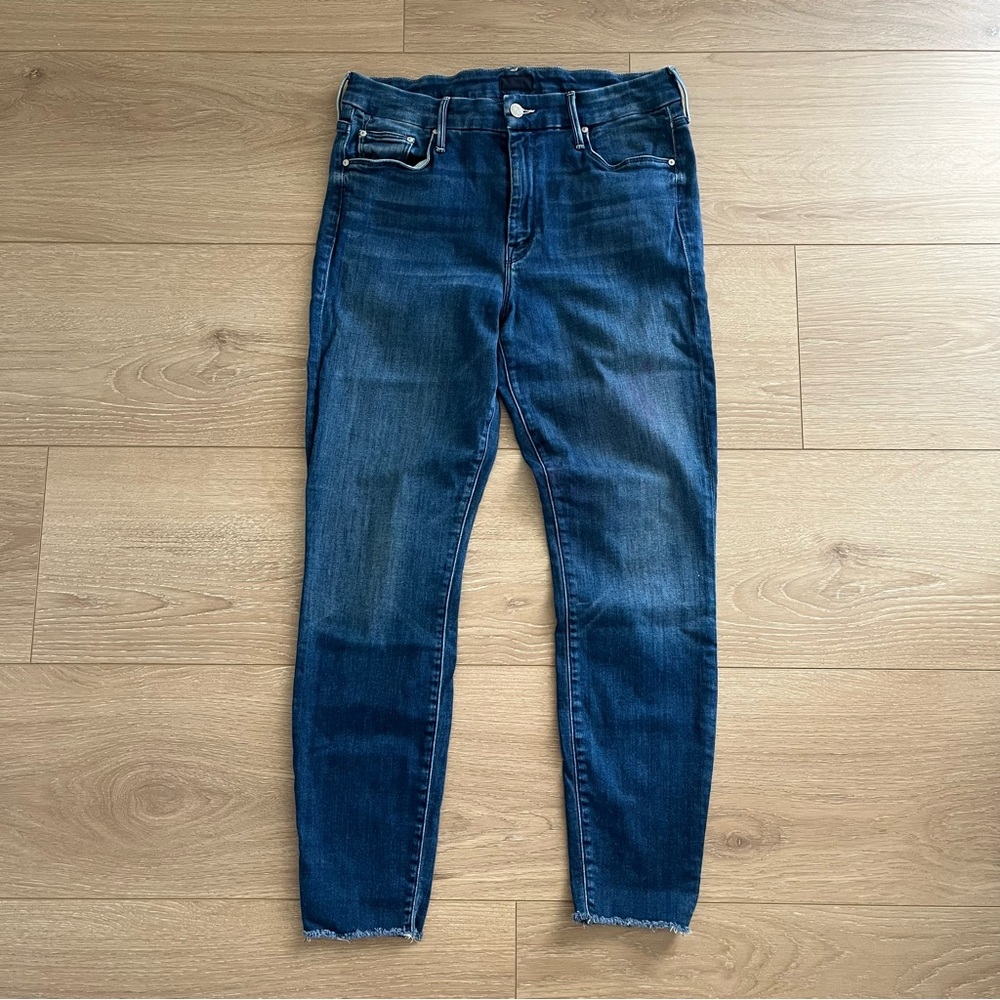 MOTHER The Looker Ankle Indigo Skinny Jeans Size 32